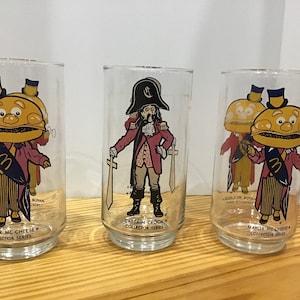 Vintage McDonalds Character Collectible Glasses