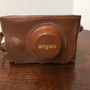 Argus 50mm Rangefinder Camera Vintage Camera With Leather Case Collectible Camera