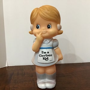 I’m a Gerber Kid Doll 1980s Gerber Doll Squeaky Toy Baby Doll Advertising Memorabilia