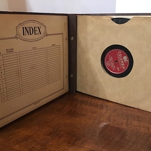 Vintage Vinyl Records in Album 1944 to 1956 Music Collection,