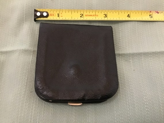 Vintage Leather Coin Pouch, Purse, Mini Wallet, C… - image 7
