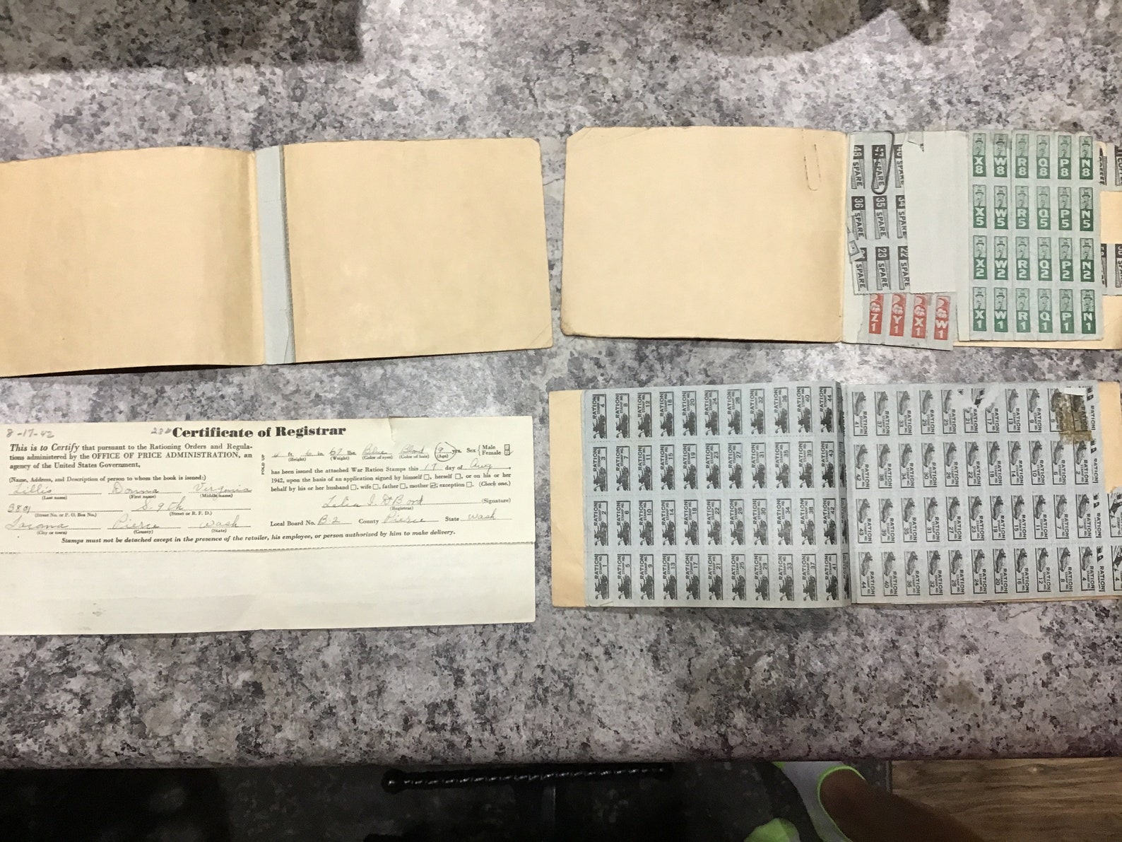 RARE FIND Collection of WW2 Ration Books and Stamps, Books 1,2,3 and 4 ...