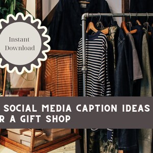 30 Social Media Caption Ideas for a Gift Shop | Social Media Manager | Instagram Caption Ideas | Social Media Post Ideas | Instagram Posts