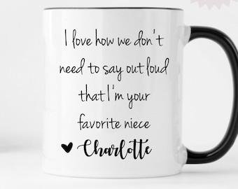 Funny Gift for Uncle from Niece, Uncle Coffee Mug, Uncle Birthday, Gift for Uncle, Favorite Uncle, Fathers Day Gifts, Aunt Gifts, Uncle Mug