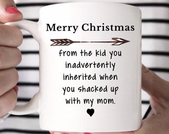 Step Dad Gift, Step Dad Christmas Gift, Christmas Mug, Step Father Gift, Step Dad Mug, Mug for Dad, Gift for Step Dad, Bonus Dad, Father Mug