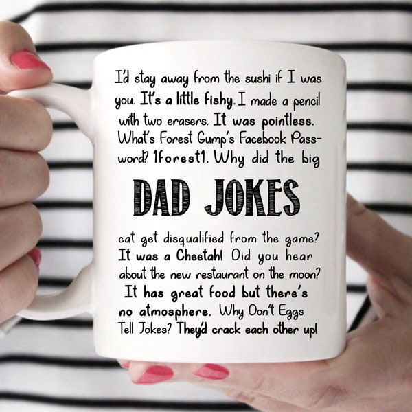 Dad Jokes Mug, Dad Joke Mug, Ask Me About My, Fathers Day Gifts From Daughter, Dad Joke Gift, Mug for Dad, Gift Idea For Dad, Step Dad Mug