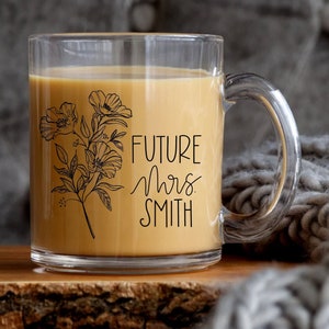 Future mr mrs mug for Future Mrs Gift for Engagement Gift Mug Custom Engagement Mug for Newly Engaged best friend gift for best friend