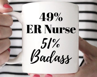 ER Nurse Mug, ER Nurse Gift, Emergency Department, Emergency Room, Nurse Cup, Gift for Nurse, Mug for Nurse, Mug for ER Nurse