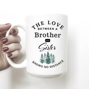 Brother Long Distance, Long Distance Brother, Brother Christmas Gift, Gift for Brother, Brother gifts, brother gift, best brother mug, Step