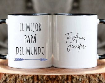 Spanish Dad Mug, Regalo Para Papá, Mexican Dad Gift, Taza Para Papa, Fathers Day Mug, Regalos en Español, El Mejor Papa Del Mundo Mug