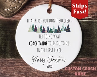 Coach Ornament, Coaches gift, Coach's Christmas Ornament, Assistant Coach gifts, Volleyball Coach Gift, Gift From Student, Swimming Coach