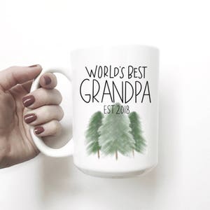 Worlds Best Grandpa, Christmas Gift for Grandpa, Gifts for Grandpa, Grandpa Coffee Mug, Best Grandpa Ever, Grandpa Gift, Papa Xmas Gift image 3