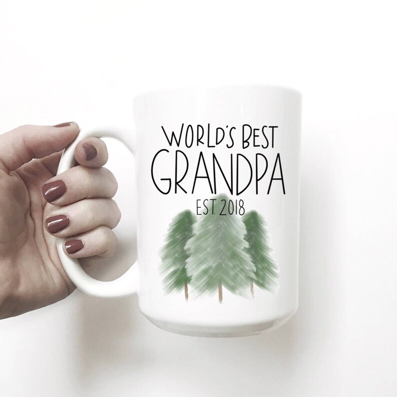 Worlds Best Grandpa, Christmas Gift for Grandpa, Gifts for Grandpa, Grandpa Coffee Mug, Best Grandpa Ever, Grandpa Gift, Papa Xmas Gift image 3