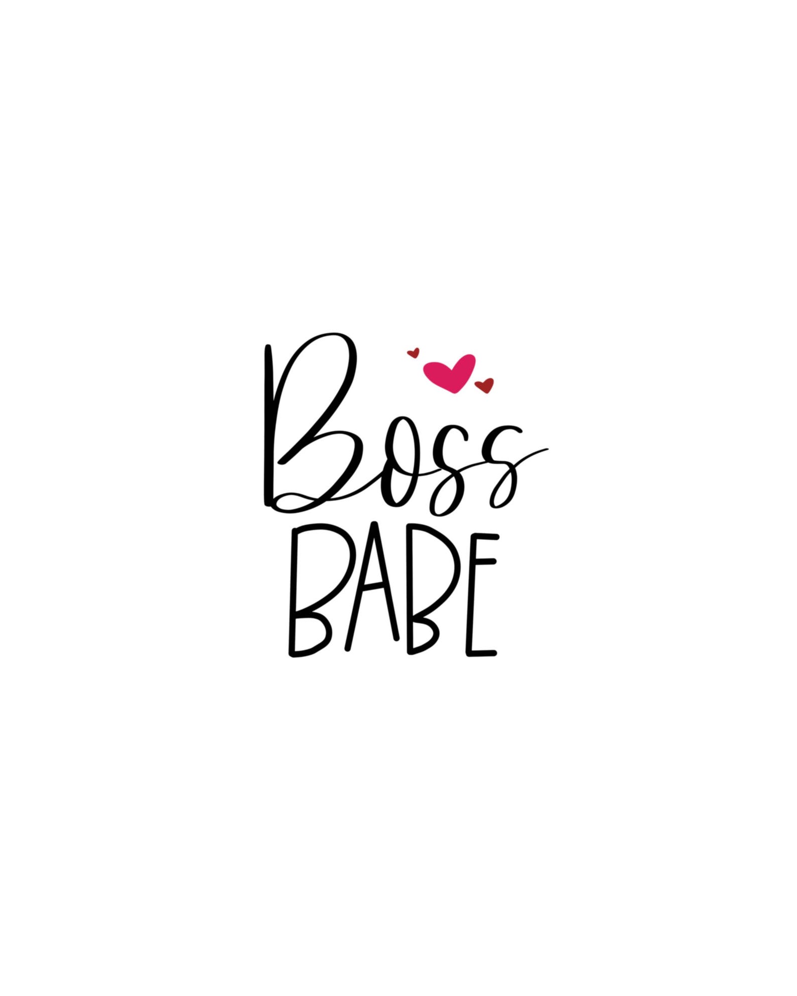 Boss Babe Print Printable Wall Art Boss Babe Dorm Decor | Etsy