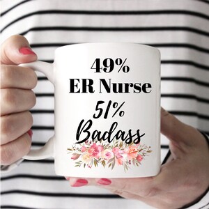 ER Nurse Mug, ER Nurse Gift, Emergency Department, Emergency Room, Nurse Cup, Gift for Nurse, Mug for Nurse, Mug for ER Nurse image 2