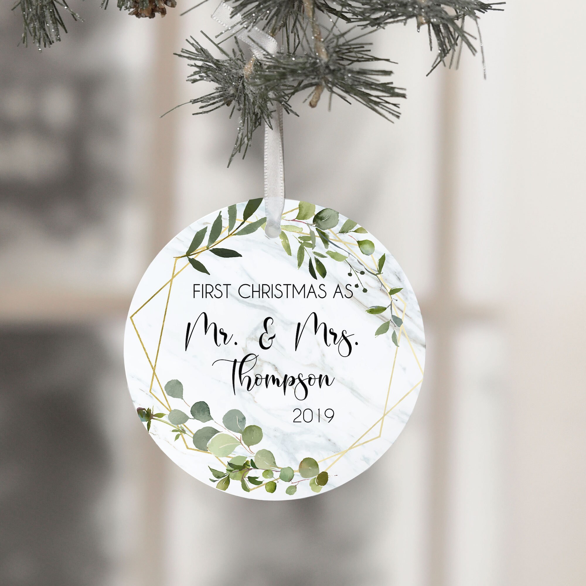 First Christmas As First Christmas Married Ornament 2021 Mr - Etsy