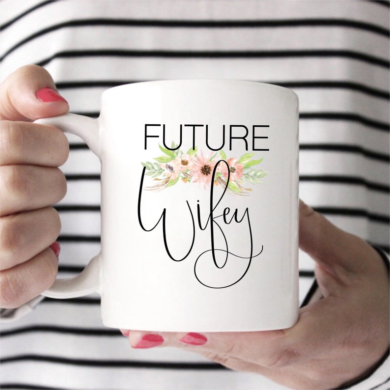 Future Mrs Gift Newly Engaged Gift Bride To Be Mug Just Engaged Gift We Are Engaged Mug Gift From Husband Engagement Mug Gift image 1