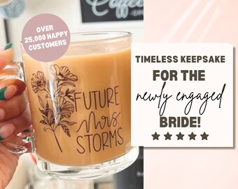 Future mr mrs mug for Future Mrs Gift for Engagement Gift Mug Custom Engagement Mug for Newly Engaged best friend gift for best friend