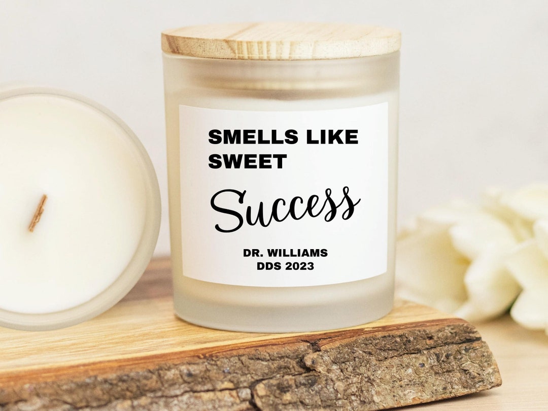 Dentist Graduation Gift for Her, Personalized DDS Gift, DDS Grad Candle