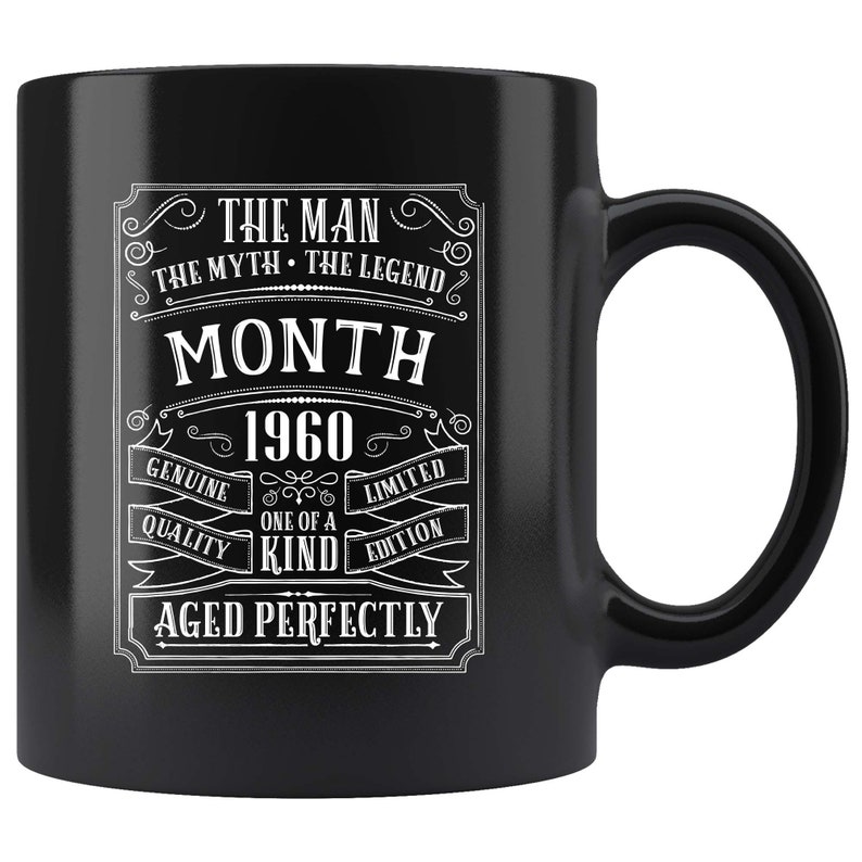 60th Birthday Mug Personalized Birthday Mug 60th Birthday Etsy