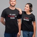 Boyfriend and Girlfriend Funny Matching Shirts, Matching Tshirts for Couples, Matching Couples Outfits, His and Her Gift Tee - Combo Apparel 