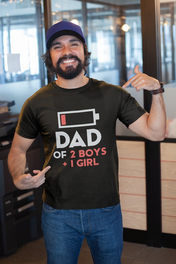 Funny Father's Day Shirt - Dad Of 2 Boys Shirt Gift Idea Funny Father's Day Shirt - Dad Of 2 Boys Shirt Gift Idea