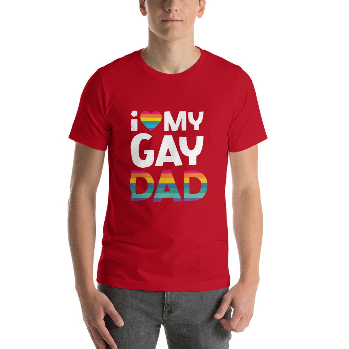 I Love My Gay Dad Shirt Gay Fathers Day Gay Pride Shirt Gay Etsy