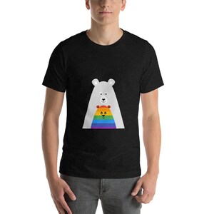 Mama Bear and Baby Rainbow Bear Tshirt Lesbian Gay Bisexual - Etsy