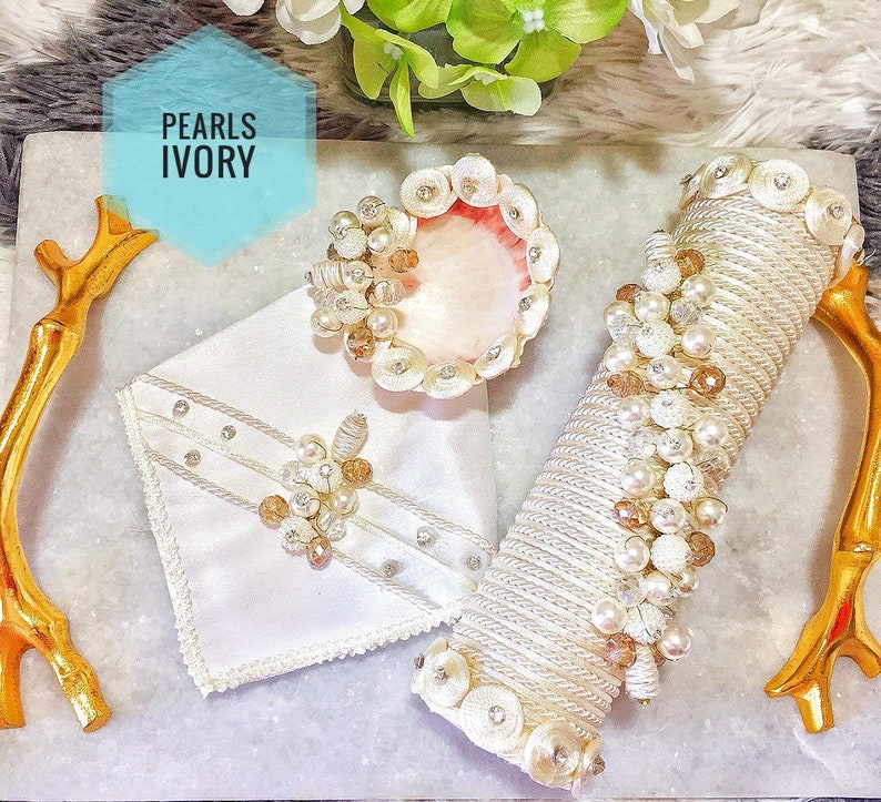 Baptismal/Christening Candle Set Ivory/ All handcrafted Etsy