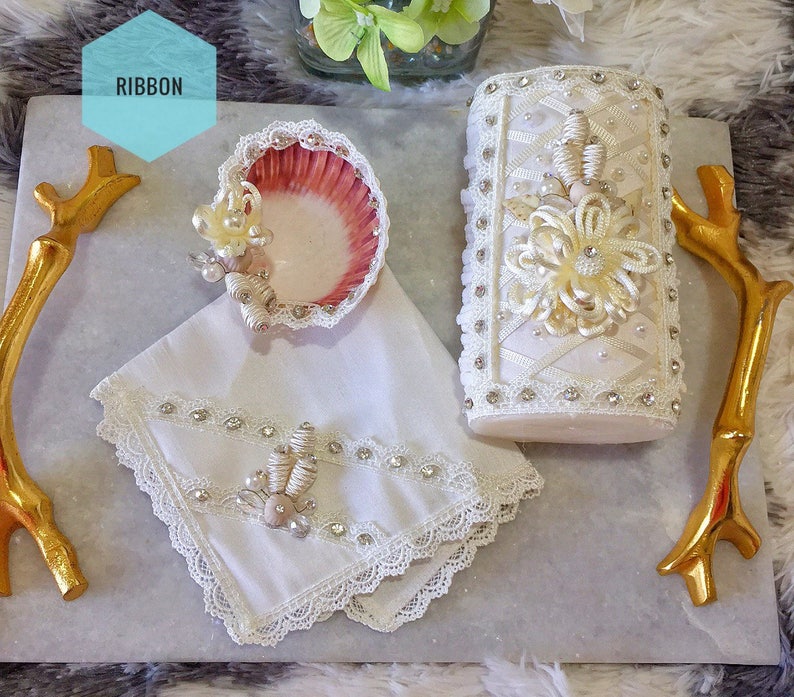Baptismal/Christening Candle Set Ivory/ All handcrafted Etsy