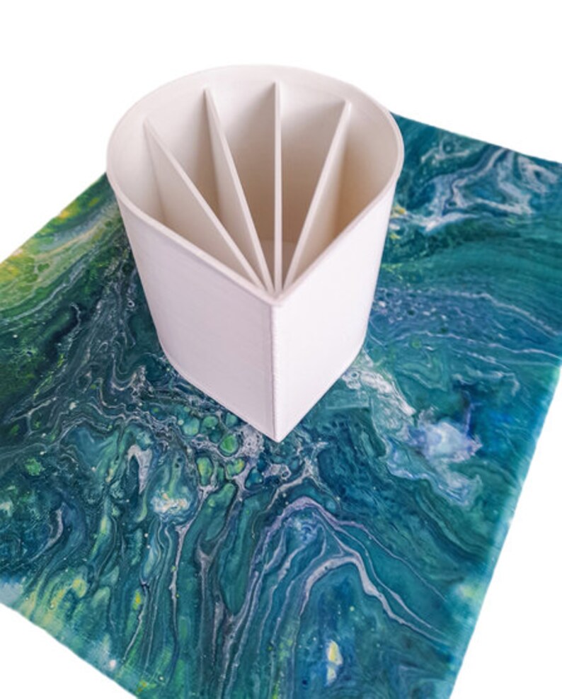 Split pour cup 6oz 8oz 12oz 14oz 16oz with 5slot. Fluid Etsy