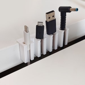 Cable, USB Cord Organizer, Holder/ 4 Channels Cable Holder