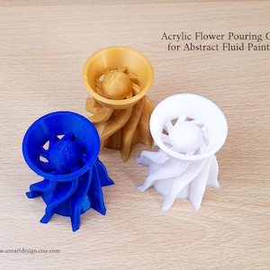 Acrylic Flower Pouring Tools from 3 to 12 Channels for Acrylic Pouring Fluid Abstract Painting