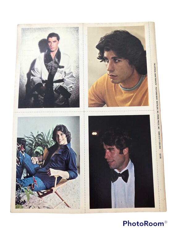 John Travolta 1978 Picture Postcard Book 23 Color Photos NEAR MINT CONDITION 