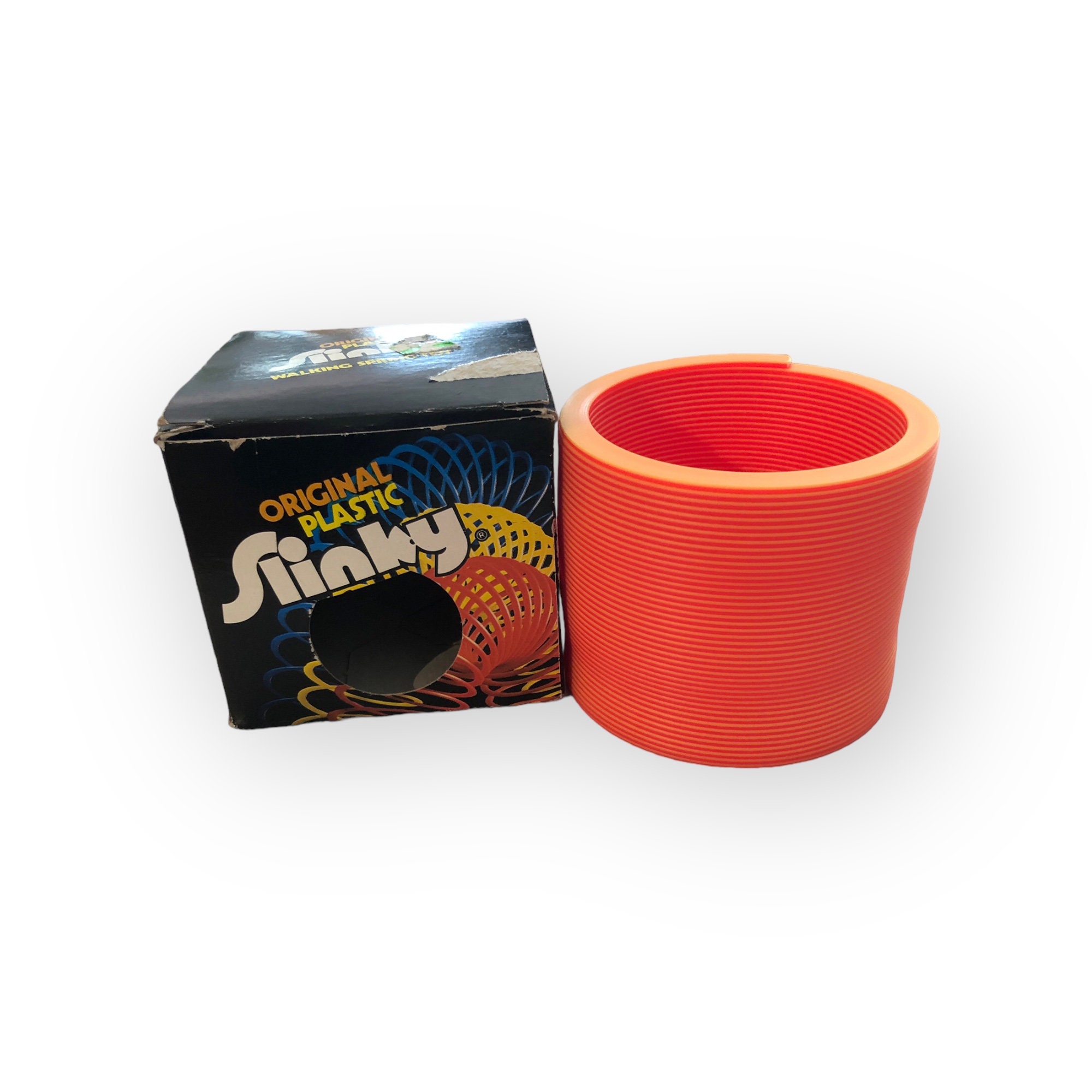 The Original Slinky Brand Metal Slinky in Blue Retro Box 