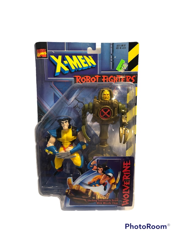 Vintage New Old Stock 1997 Marvel X-men Robot Fighters Wolverine