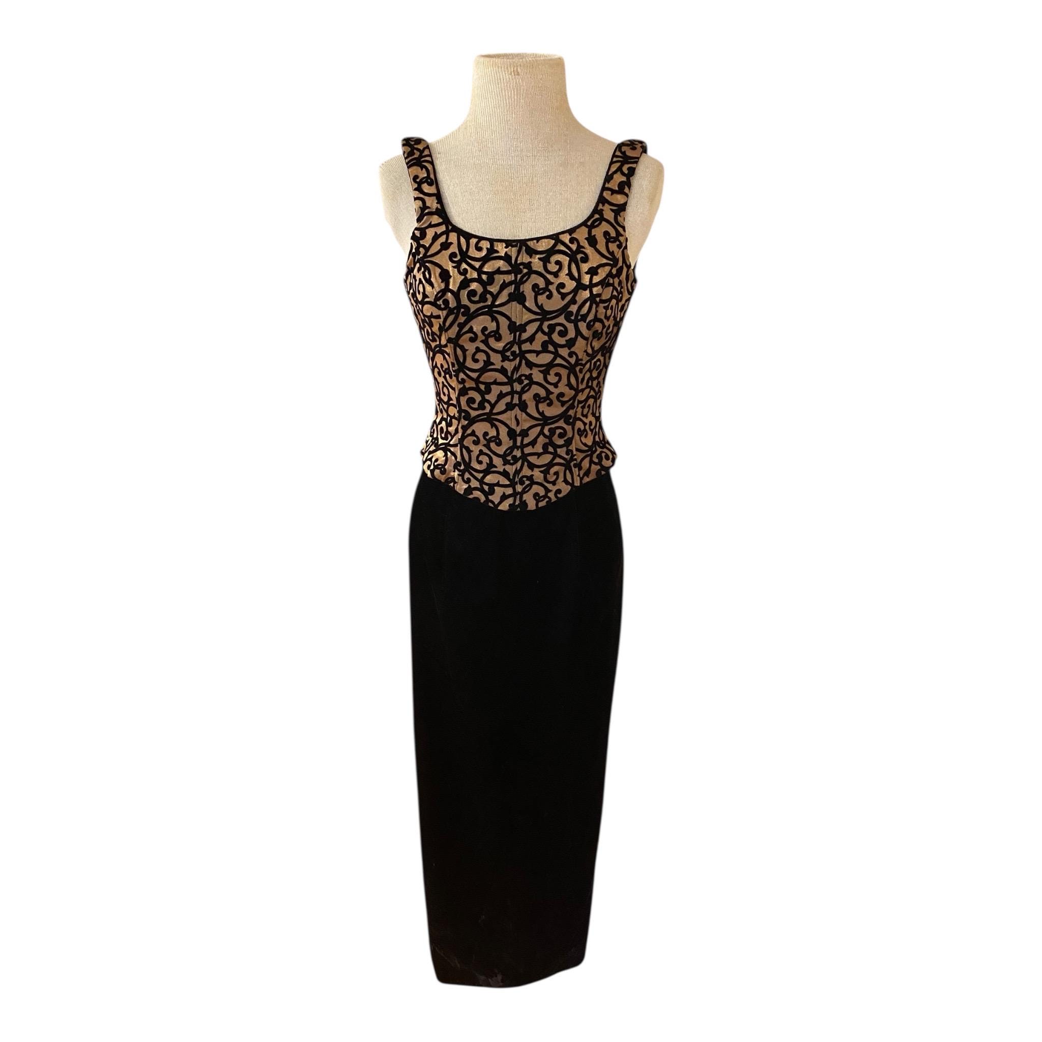 Jessica Mcclintock Black Dress - Etsy