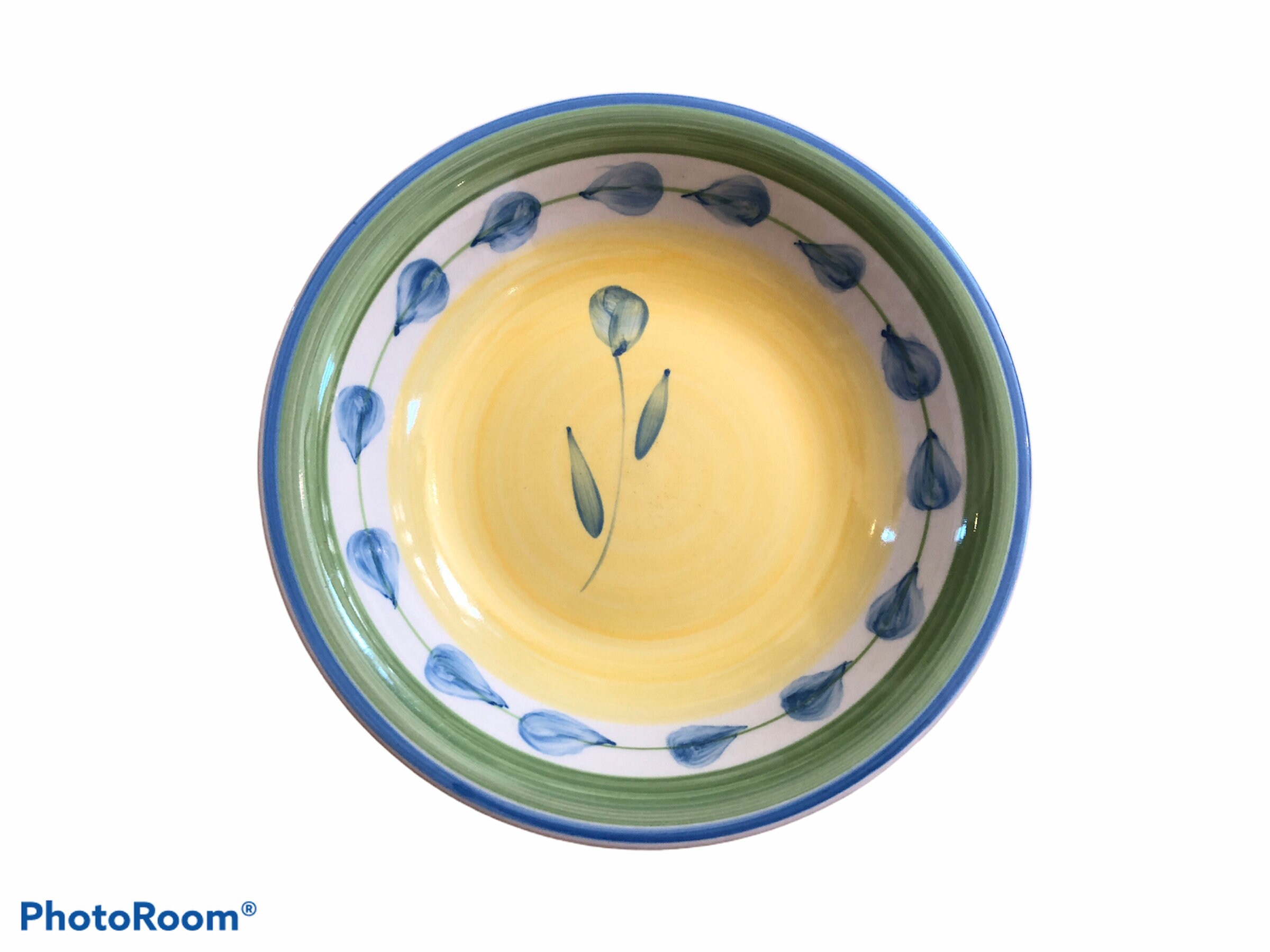 Vintage Trisa Hand Painted Stoneware 8 Cereal Soup Salad Etsy