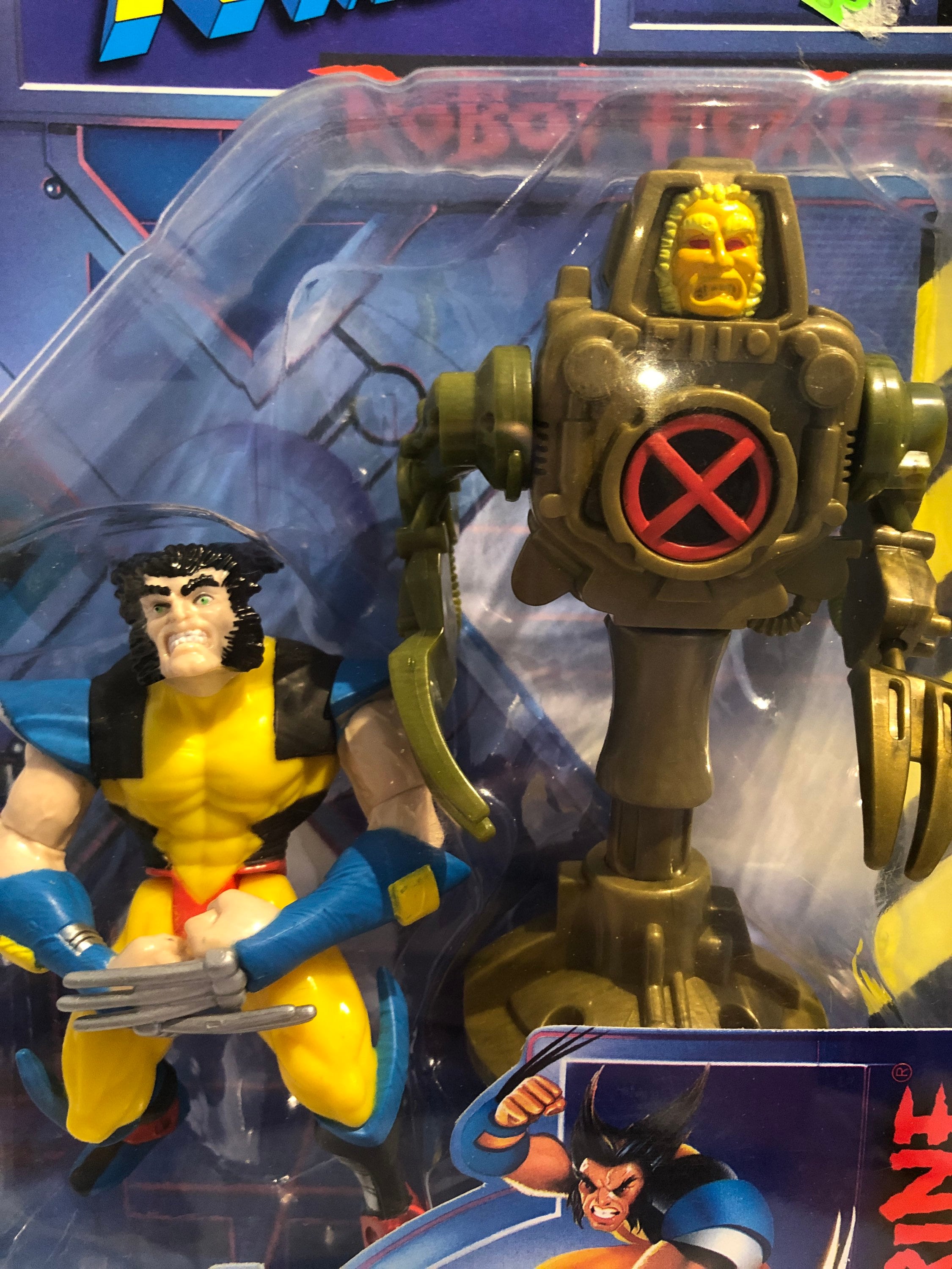 ヴィンテージ 新古品 1997 マーベル X-メン ロボット ファイターズ 