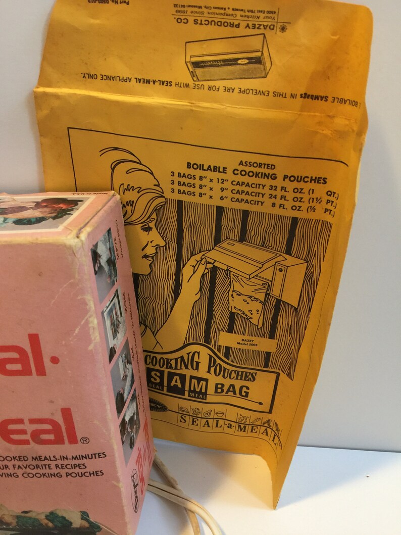 Vintage 1960's Dazey SealAMeal in Original Box Etsy