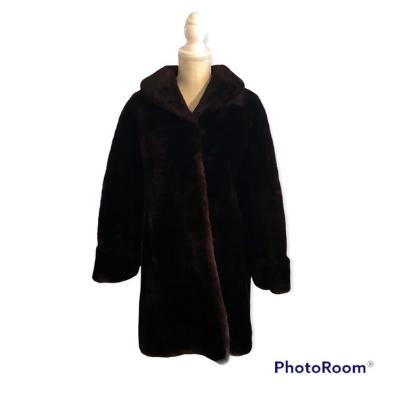 Mouton top fur coat