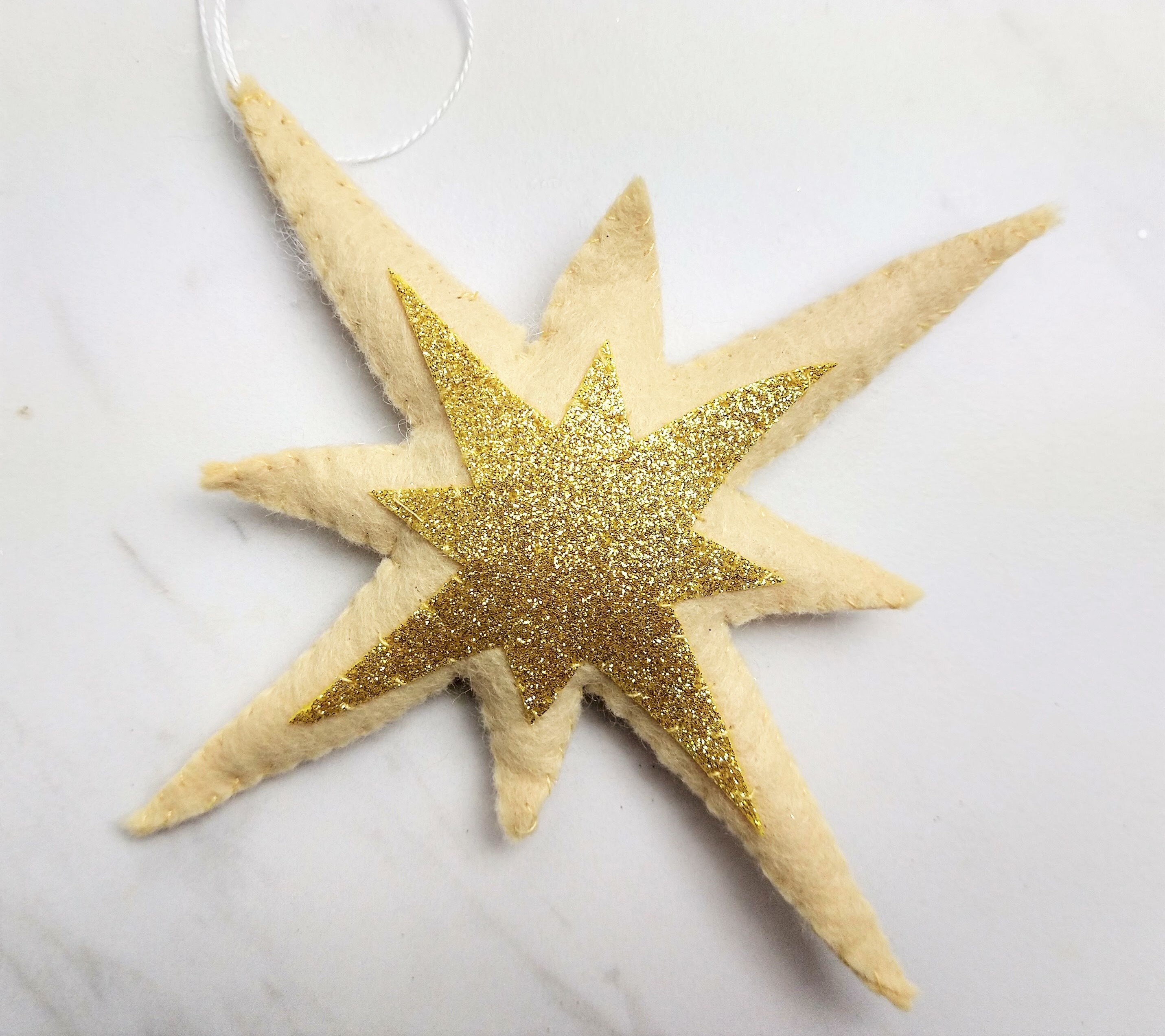 Christmas Tree Topper Craft Kit. DIY Christmas Tree Star. Felt Etsy