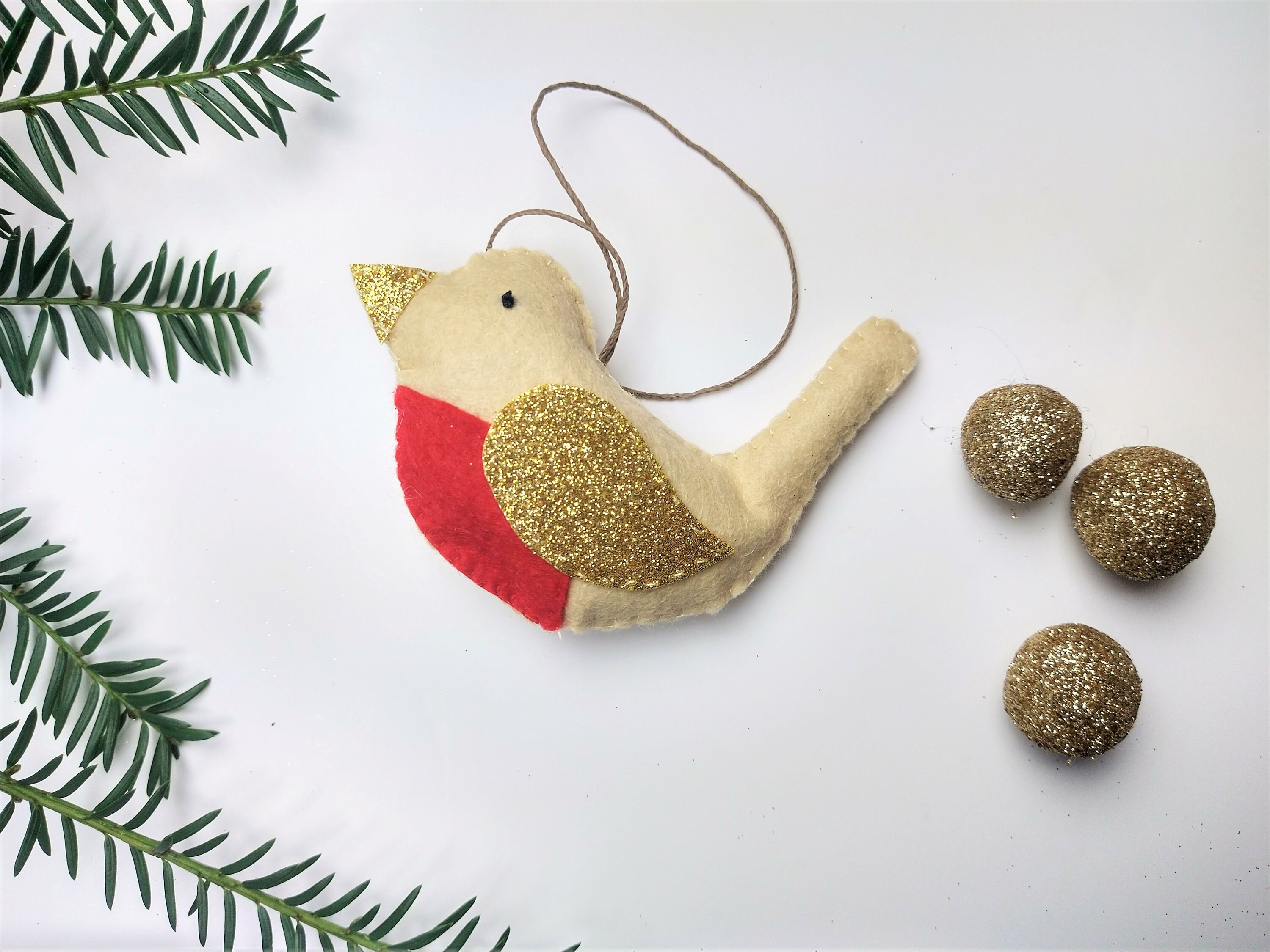 Make Your Own Felt Christmas Ornaments. DIY Craft kit. Felt Etsy