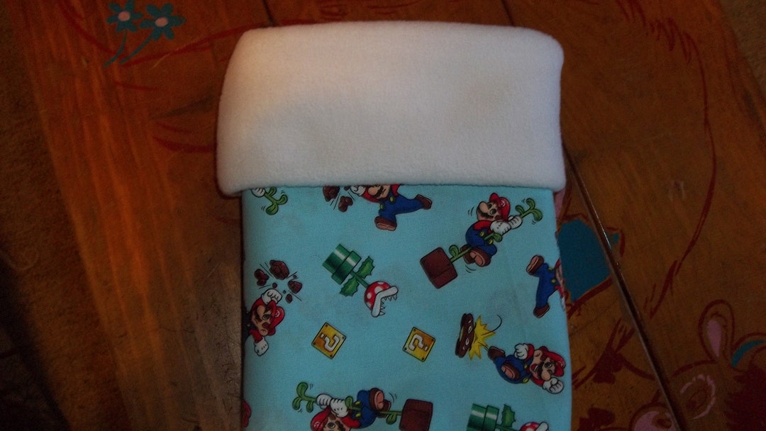 Christmas Holiday Super Mario Stocking Fastshipping - Etsy