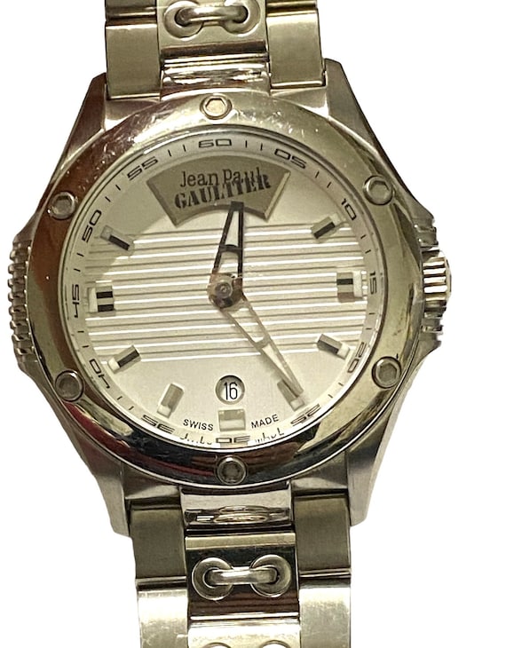 時計 Jean Paul Gaultier watch archive y2k JEAN PAUL GAULTIER MATRIX NUMERAL VINTAGE QUARTZ WATCH