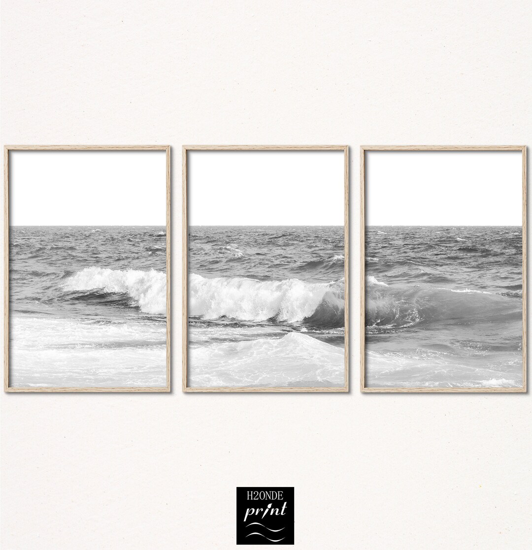 Oreichar Leinwand-Wandbild 'Ozean & Meer' – 5-teiliges Set, Klein, Fertig Zum Aufhängen, Für Wohnzimmer & Schlafzimmer