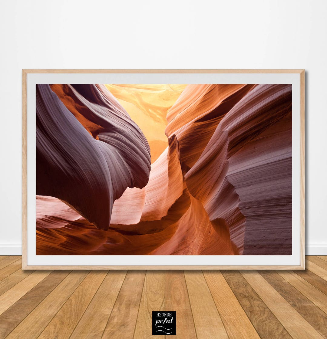 Antelope Slot Grand Canyon Arizona Rocks Print Wall Art Desert - Etsy