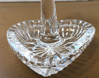 Waterford crystal ring holder heart outlet