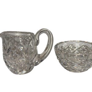 Petit sucrier en crème Waterford Giftware, Petit sucrier en crème en cristal de Waterford, Petit pichet à sucre en crème Waterford Giftware, Petit sucrier, menthe image 1