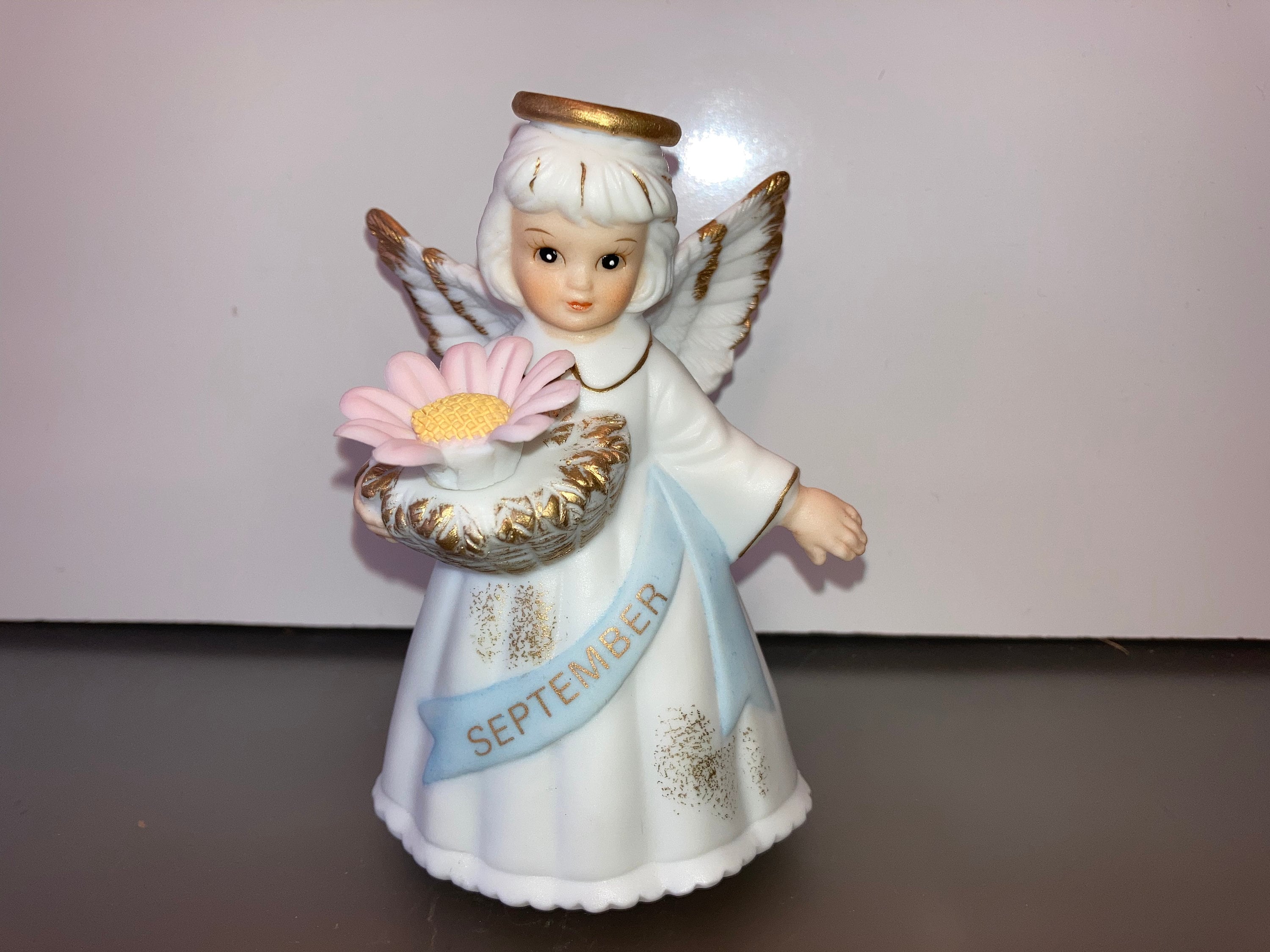 Vintage Japan September Angel, Vintage Porcelain Lefton